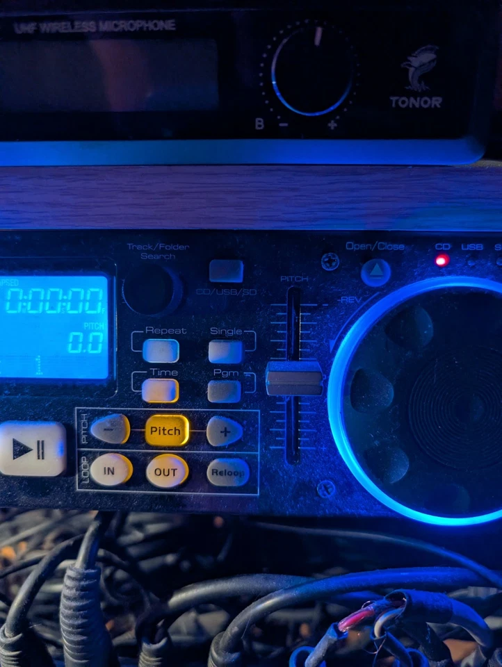 IMG Stageline CD-230 DJ Dual CD MP3 Player und Mischpult - guter Zustand - Bild 3 von 4