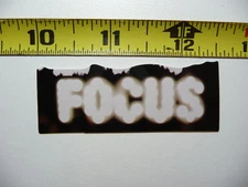 FOCUS SMALL STICKER DECAL SCRAPBOOKING POSITIVE MOTIVATE WORDS MOTIVATIONAL