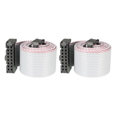 Flat Ribbon Cable with F/F C Type,[for Displayed] - 50'' 14 P /2 Pcs