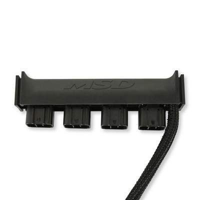 MSD 77403 Power Grid 4-Connector Hub - Black Housing