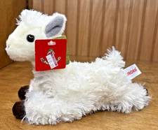 Aurora Llama Flopsie Plush Stuffed Animal Toy #31744 8"L x 6"H Cream