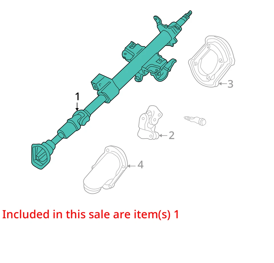 Steering Column Floor Shift Fits 05-06 MAZDA TRIBUTE 10146992 - Image 4 of 4
