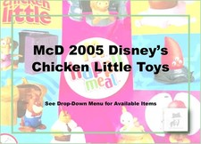 McDonald's 2005 Disney Chicken Little Toys-Pick