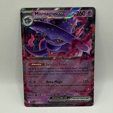 Carta Pokemon Holo Mismagius ex 036/094 Fiamme Fantastiche Ultra Rara NM