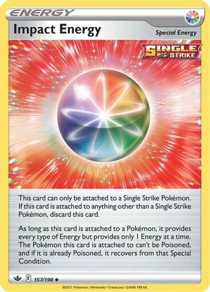 Impact Energy - 157/198 - Uncommon (Hp) Chilling Reign - Energy Pokémon