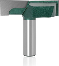 2-1/4 Inch Diameter Large Bottom Cleaning Router Bit, 1/2 Inch Shank 2 Flutes Su
