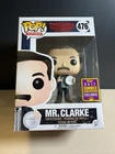 Funko Pop! Stranger Things Mr. Clarke #476 2017 Summer Convention, w/protector