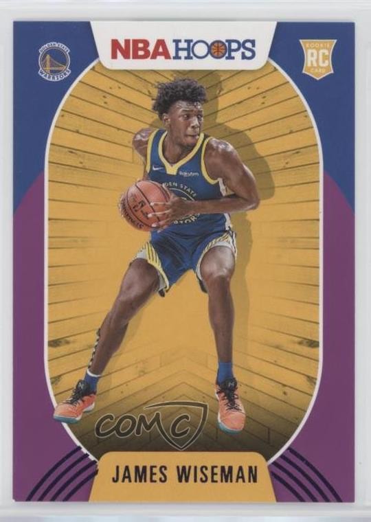 2020-21 Panini NBA Hoops Purple James Wiseman #205 7iu