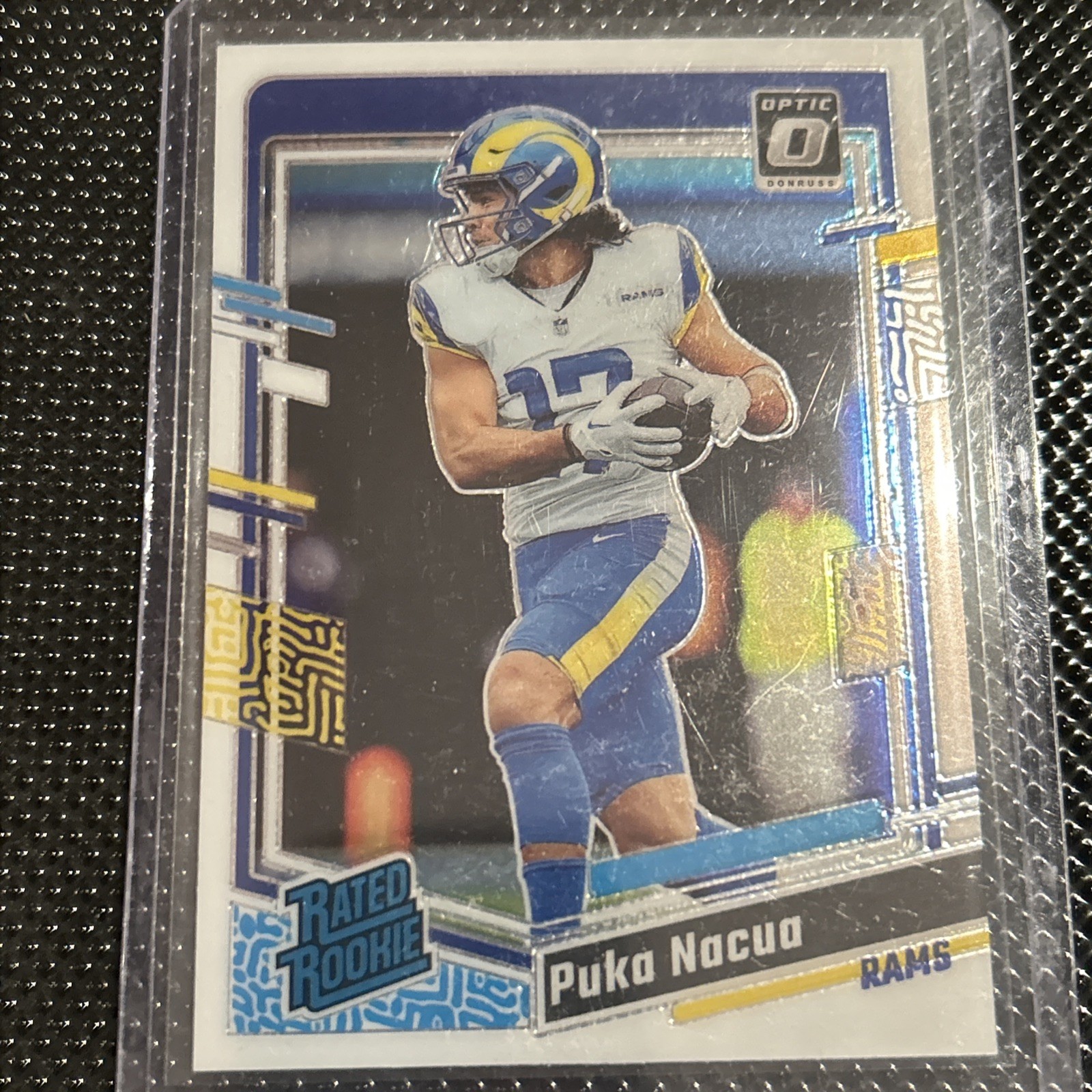 Puka Nacua 2023 Panini Donruss Optic Rated Rookie Card RC #238 LA Rams Base Mint