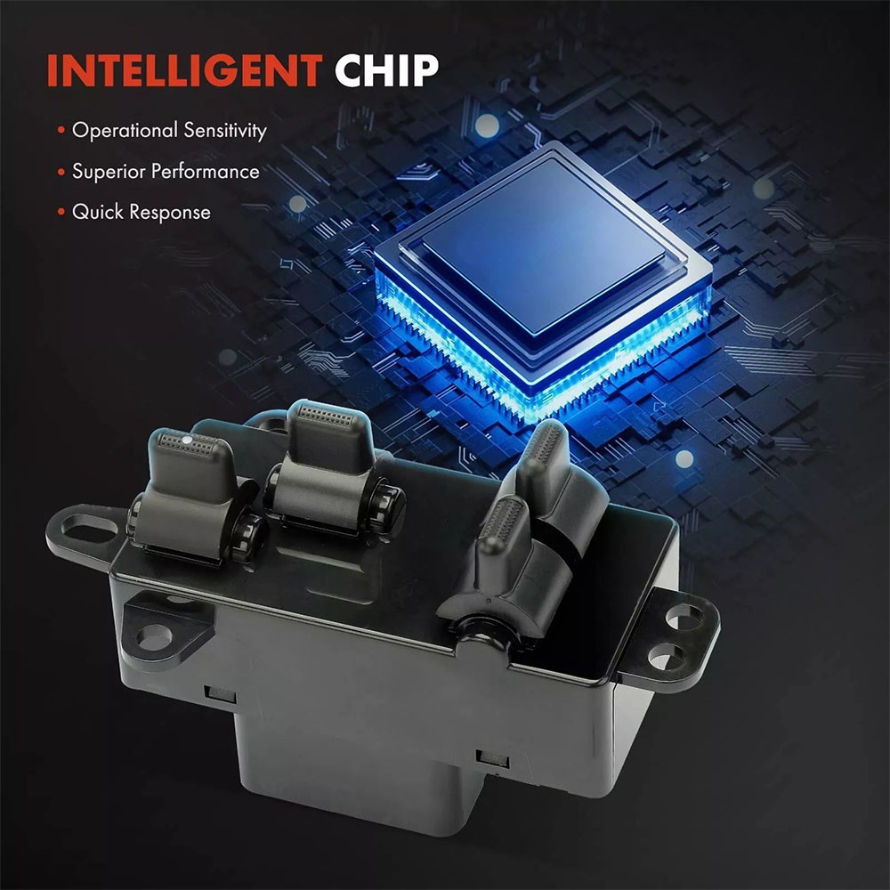 New Front Window Switch 4685732AC left side for 2004-2007 Dodge Caravan SE, SXT thumbnail 7