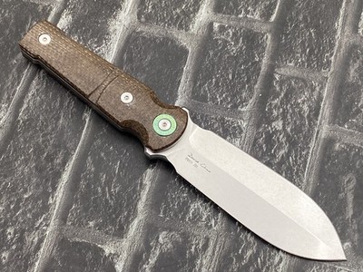 TwoSun TS531-D2-SW Fixed Blade Knife D2 Blade Micarta Handle Kydex