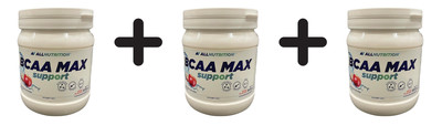 3 x Allnutrition BCAA Max Support, Apple - 500g (24,66 EUR/kg)