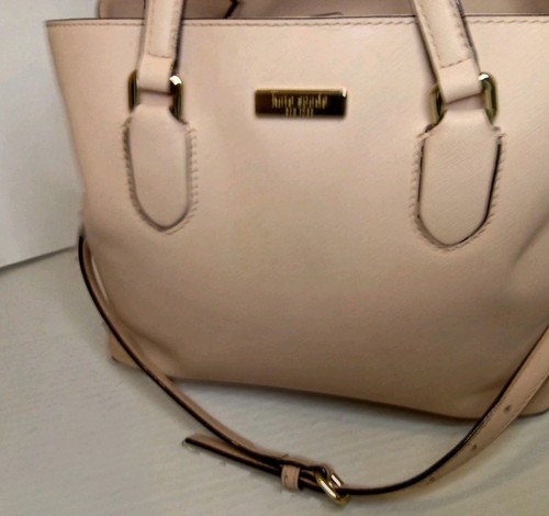Kate Spade Evangelie Laurel Way Soft pink Handbag Crossbody Purse Satchel large - Picture 10 of 10