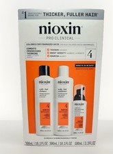 Nioxin Pro Clinical 4 Kit -Shampoo 10.1 oz Conditioner 10.1 oz Treatment 3.38 oz