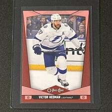 2024-25 O-Pee-Chee - Victor Hedman #361 Red Border