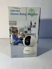 Febfoxs Home Baby Monitor Model XM628 Day/Night View Pan/tilt 2 Way Audio SD New