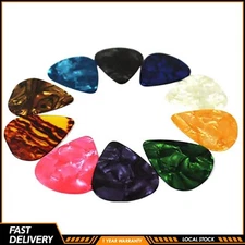 Set of 50 Acoustic Bulk Guitar Picks Plectrum Celluloid Electric Smooth