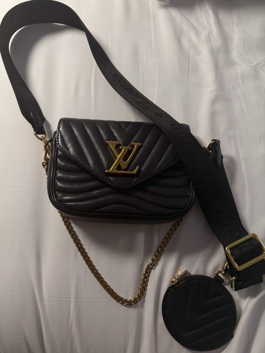 Louis Vuitton New Wave Multi Pochette Gold Hardware Louis Vuitton New Wave Multi Pochette Gold Hardware