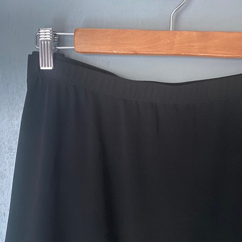 C.J. BANKS Women's 1X Black Knit Midi Skirt Travel Comfort Stretch NWT Plus - Picture 7 of 8