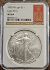 2025 (P) American Silver Eagle Privy Mark NGC MS 69 - Official Red Book Label