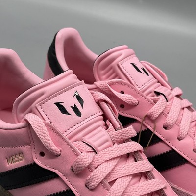 Adidas Samba Messi Men's Shoes Pink/Black/Gum (JP7844) ~ Men Sizes