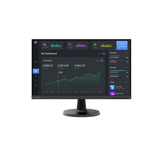 Monitor Lenovo D24-40 Full HD 23,8" Full HD 75 Hz - Bild 1 von 6