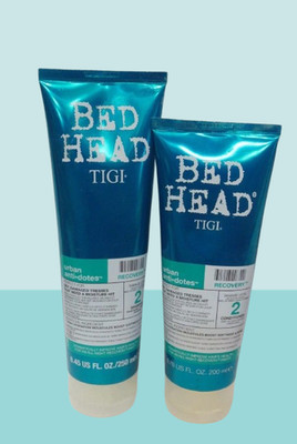BED HEAD URBAN ANTI+DOTES DAMAGE LEVEL 2 SHAMPOO 8.45 OZ & CONDITIONER 6.76 OZ