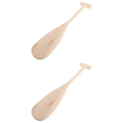  2 Count Hölzernes Bootsruder Paddel Nudelbrett Holz Holzpaddel Holzruder