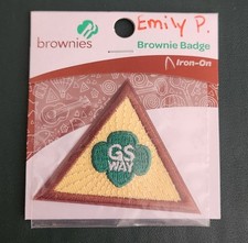 NEW Girl Scout Uniform BROWNIE BADGE Patch - GIRL SCOUT WAY