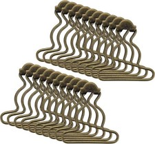 20Pcs Dungaree Suspender Clips Overall Buckles 1.5 Inch Wide Bottom Metal Bronze