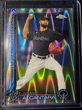 2025 Topps Chrome - Sandy Alcantara #126 RayWave Refractor