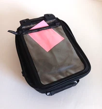 Tour Master 7L Strap Mount Motorcycle Tank Bag Map/Phone Clear Pocket Rain Cover