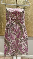 Maria Bianca Nero BodyCon Strapless Dress Size S Y2K Vintage