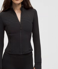 NEW | Lululemon Women's Define Cropped Jacket Nulu in Black | Size: US 2 / UK 6