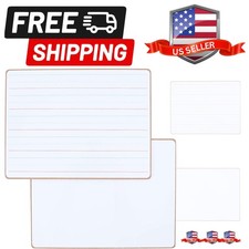 Magnetic Dry Erase White Boards Lined - Lapboard for Students 1 Pack, 12 Inch...