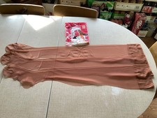 3 Pair Vintage 1960s Gaytone Seamless RT Nylon STOCKINGS Size 9 Tahiti NEW