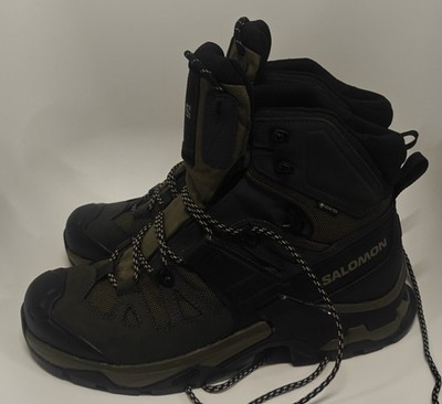 Salomon Quest 4 GTX Gore-Tex Hiking Boots Green Waterproof Men's 10