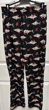 Cat  Jack Boy's Size XXL 16/18 Christmas Sharks Pajama Pants