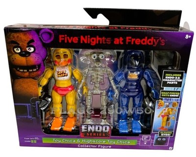 FNAF Five Nights At Freddy's ENDO SERIES 2 Toy & Highscore Toy CHICA Figures
