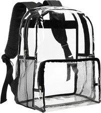 Clear Backpack Heavy Duty - Large Clear Backpacks for School See through Bookbag