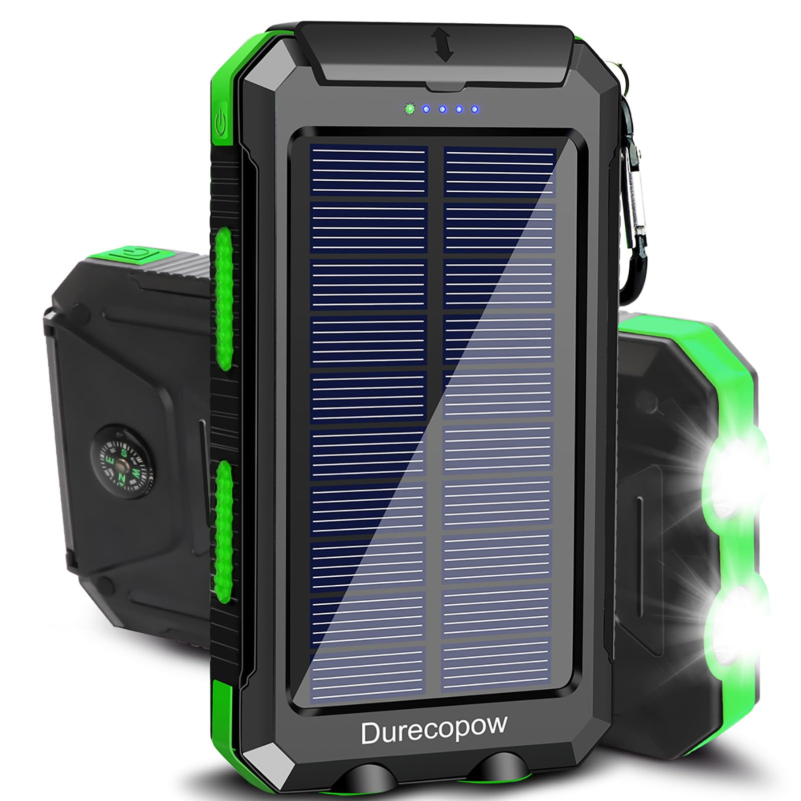20000mAh Solar Power Bank Waterproof Portable Charger for Camping Outdoor