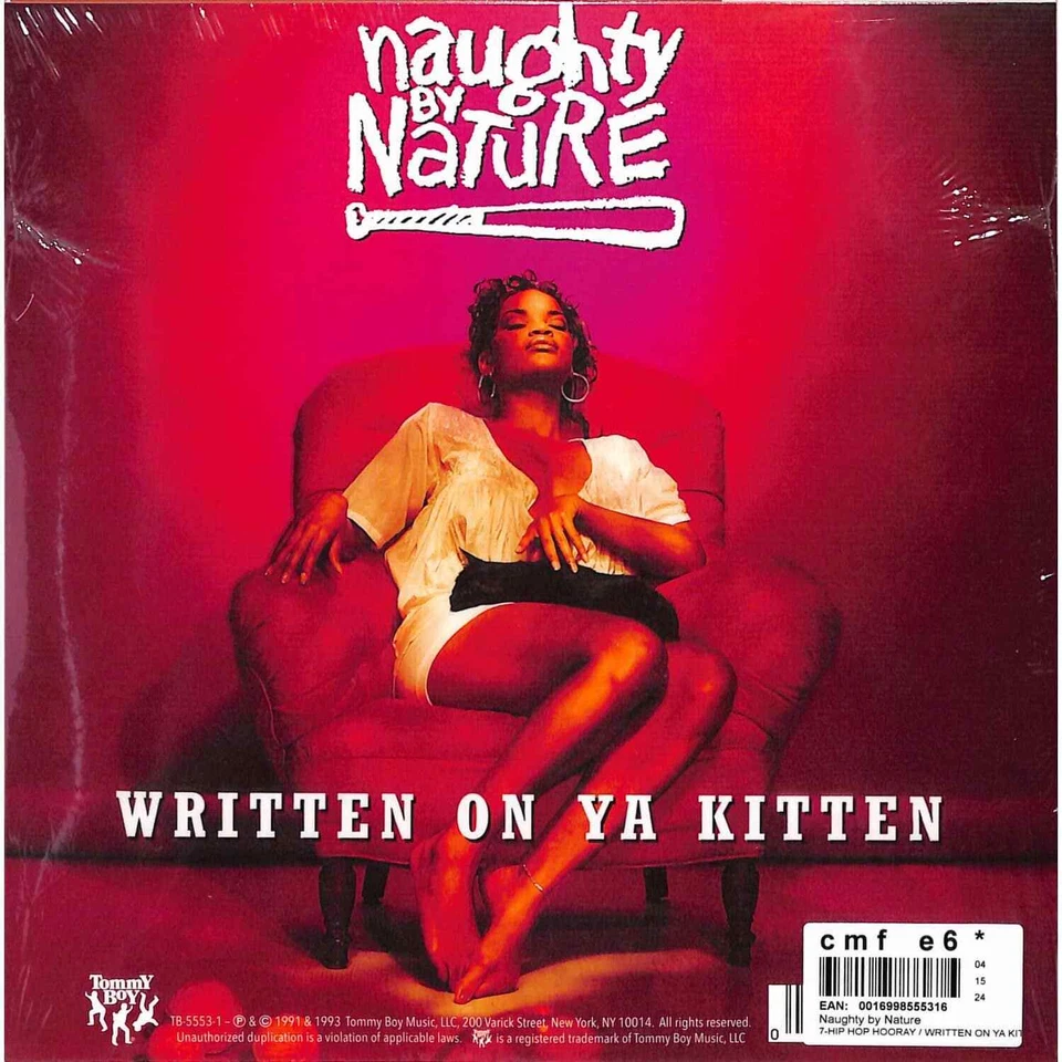 Naughty by Nature / HIP HOP HOORAY / WRITTEN ON YA KITTEN (7 INCH) / Tommy Boy  - Bild 2 von 2