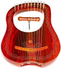 NEW DEURA SDC Lyre Harp 10 Strings with Tuning Key  Caring Bag FREE SHIPPING US