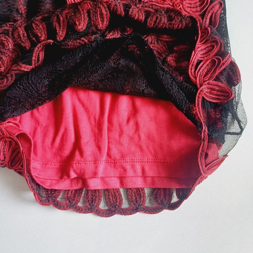 Phase Eight Spitzenkleid Blumen Größe 10 rot schwarz figurbetont Midi Netz Anlasskleidung - Bild 15 von 18