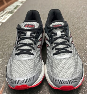 ASICS Men\'s Silver Athletic Shoes with Red Laces Size 10 SB-45 Asics | Shoes | Asics Gt00 | Poshmark main image 2