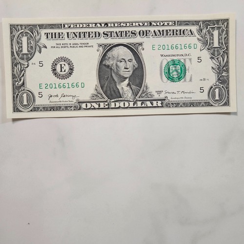 $1 Birthday Note 2017A One Dollar Bill 20166166 Circulated June 16 2016 - Picture 2 of 2