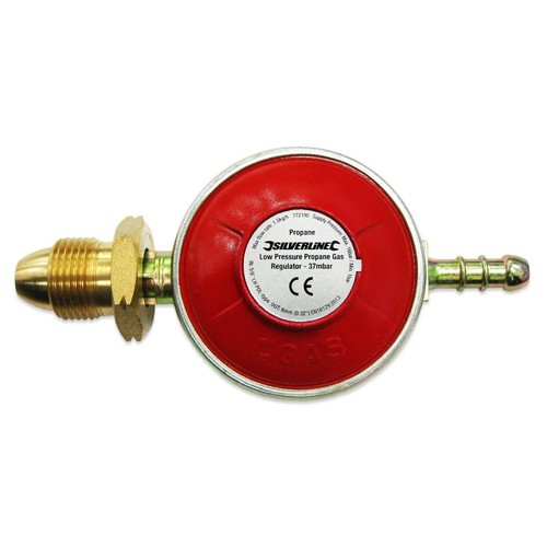 GAS BARBECUE BOTTLE REGULATOR KIT 3m ORANGE HOSE & CLIPS POL SCREW IN 37mbar BBQ - Picture 15 of 24