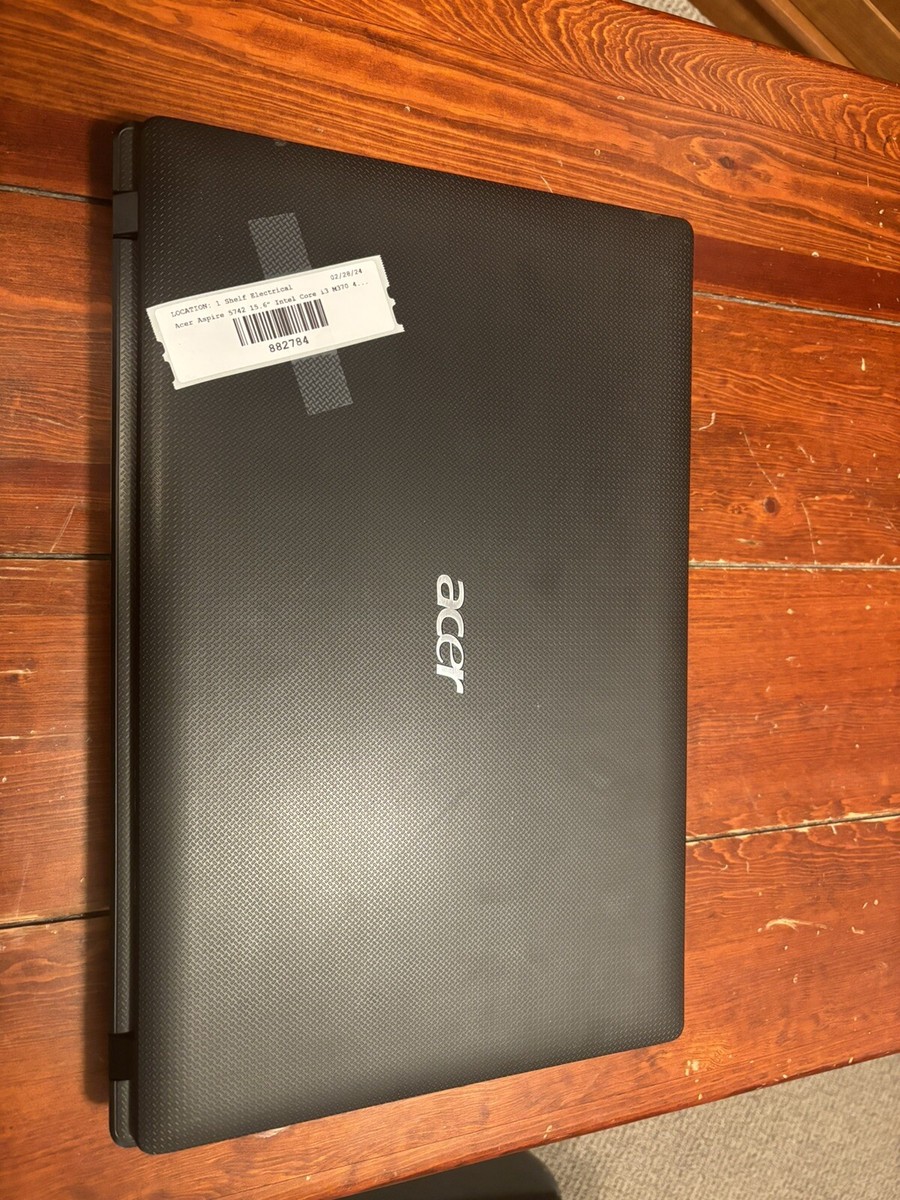 Acer Aspire 5742-6475 / Intel Core i3 M380 @ 2.53GHz Boots