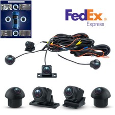 360° Panoramic View 4-Way Parking Reverse Ca...