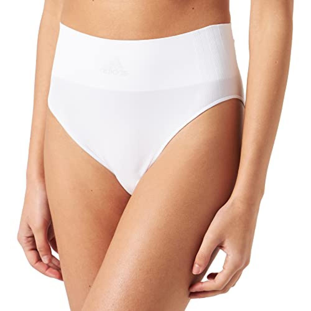 (TG. L) adidas Hi Leg Intimo, Bianco 2, L Donna - NUOVO